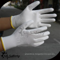 SRSAFETY weiße PU-Handschuhe guter Griff